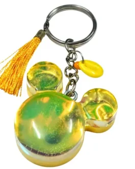 Mickey Mouse Head Resin Key Chain